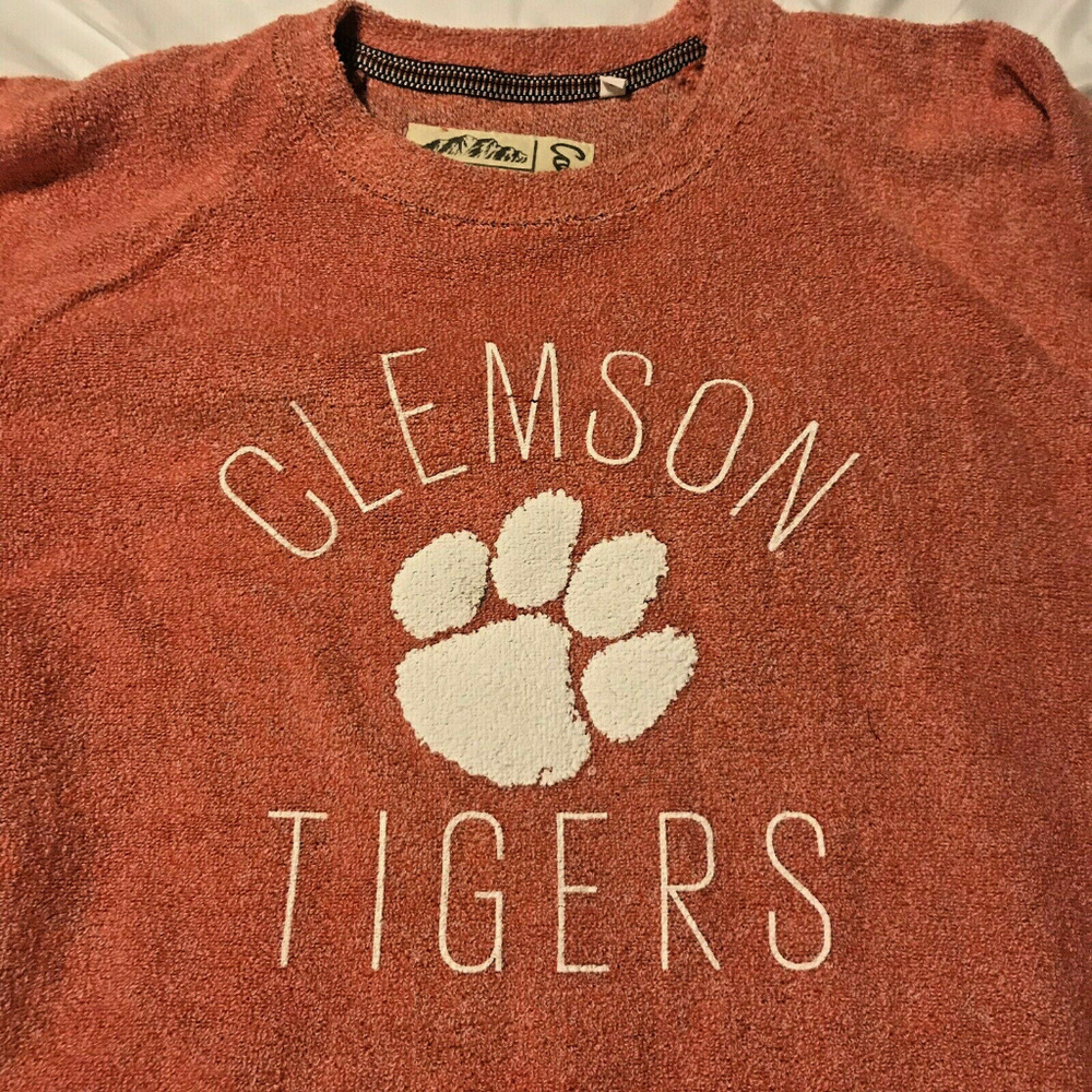 Pressbox LSU Tigers Women's Comfy Terry Crew Sz. L